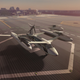 Illustration for article titled Uber’s New Aerial Taxi Concept Looks Like the Spruce Goose of Flying Cars